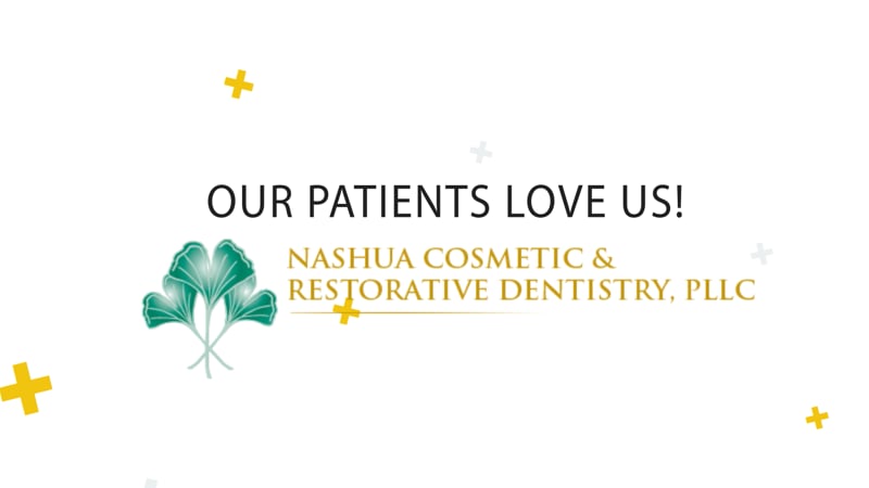 This patient appreciates Nashua Dentistry for the confidence the team has brought him.